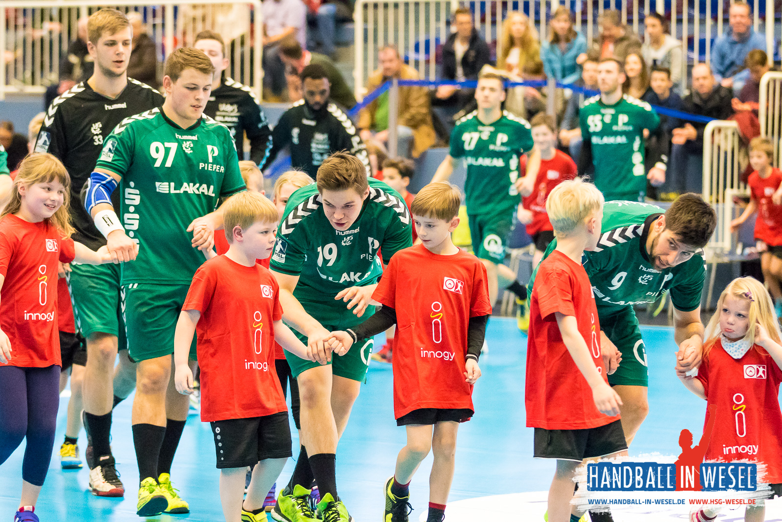 HSG Wesel E-Jugend / Einlaufkids TUSEM Essen 2017